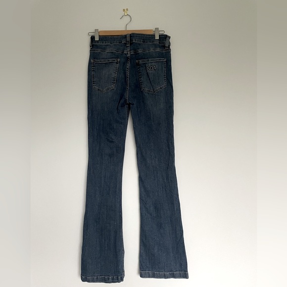 SOA Italian Flared Jeans Sz 44 (28 US) - Picture 2 of 6